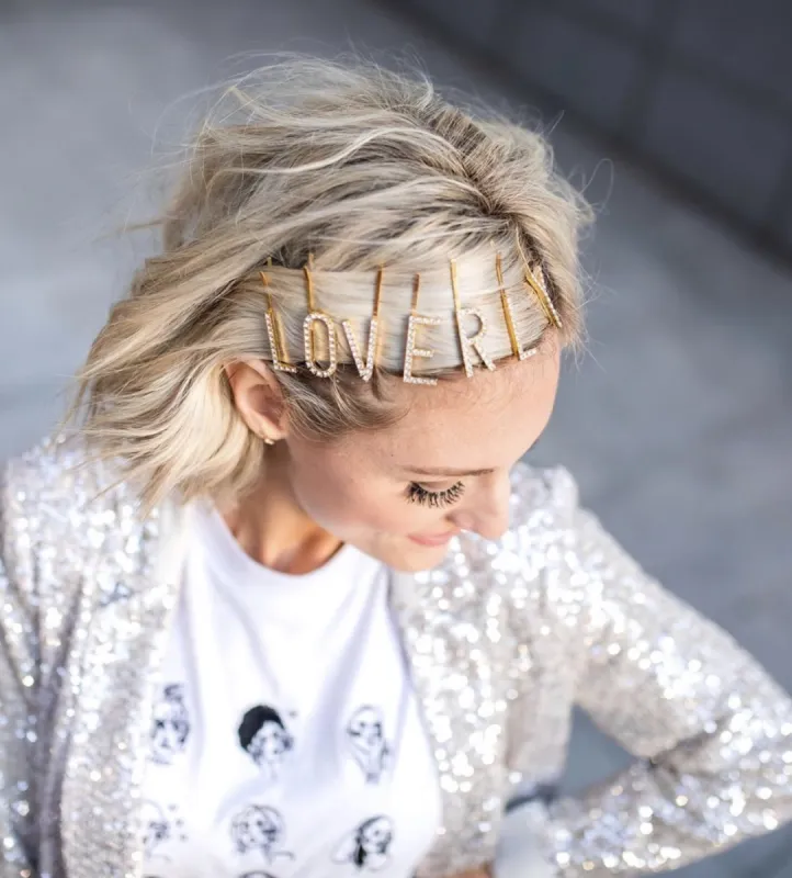 Say It Initial Barrettes sold by The Sis Kiss