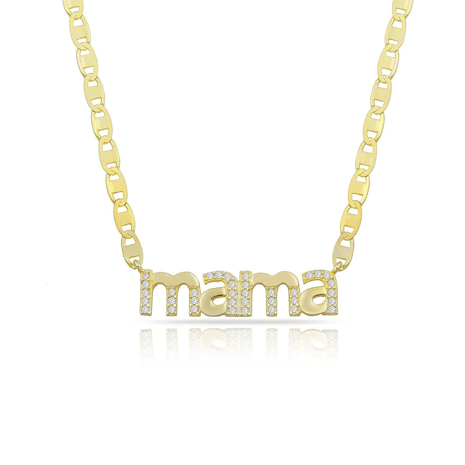 Anchor Chain Mama Necklace sold by The Sis Kiss