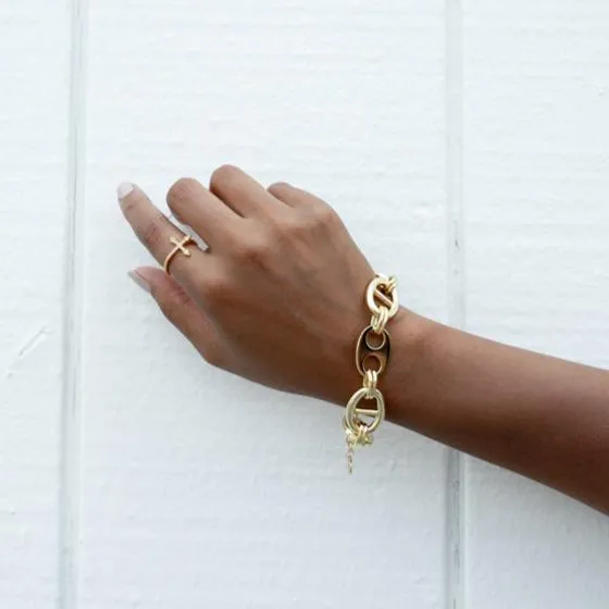 Bold Anchor Chain Bracelet sold by The Sis Kiss product image thumbnail 4