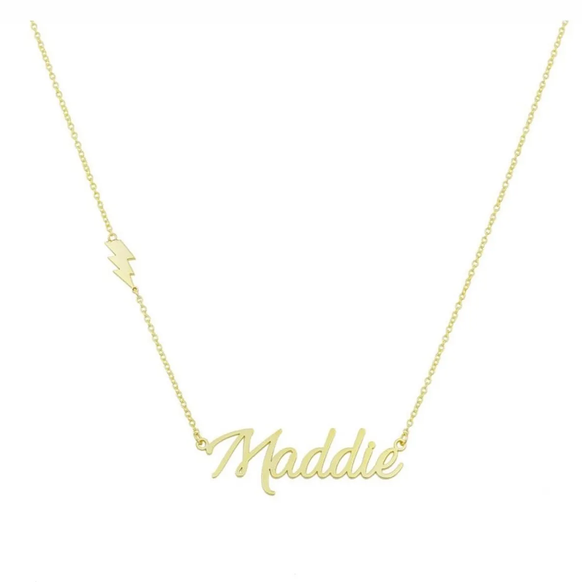 Custom Script and Symbol Nameplate Necklace sold by The Sis Kiss product image thumbnail 2