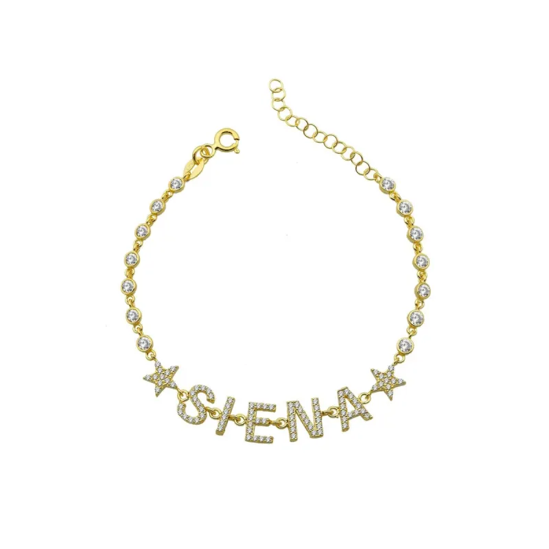It's All in a Name® Personalized Bracelet sold by The Sis Kiss