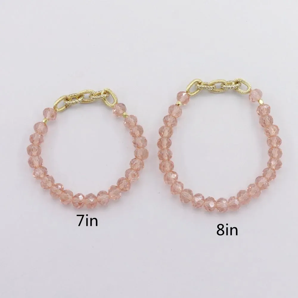 The Hope Pink Link Bracelet by Loverly Grey sold by The Sis Kiss product image thumbnail 3