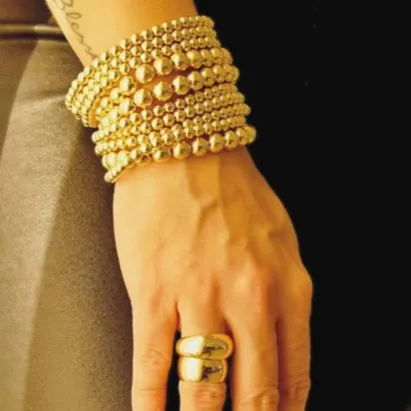 Beaded Adjustable Bracelet sold by The Sis Kiss product image thumbnail 4