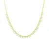 Gold Tag Crystal Choker sold by The Sis Kiss