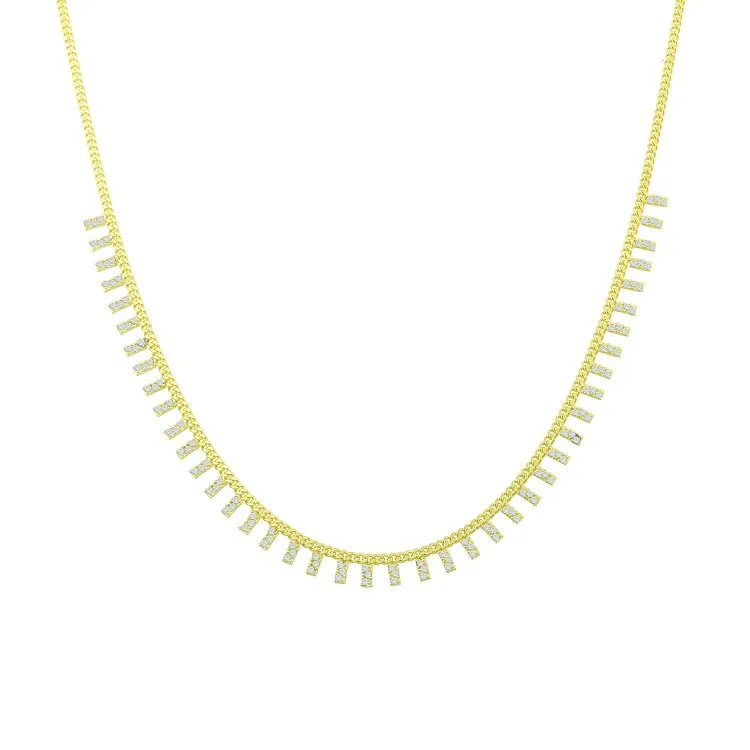 Gold Tag Crystal Choker sold by The Sis Kiss