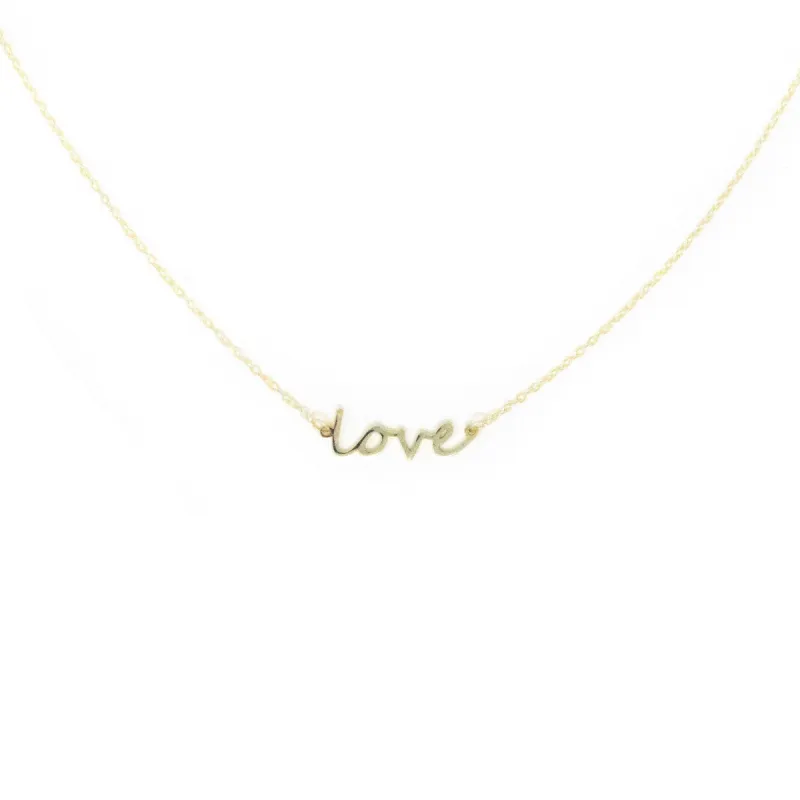 Love Dainty Necklace sold by The Sis Kiss