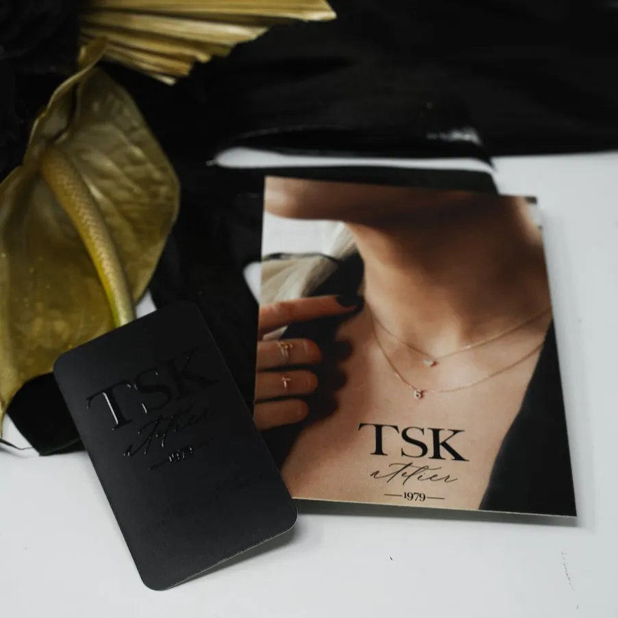 TSK 14k Gold Mama Script Necklace sold by The Sis Kiss product image thumbnail 4