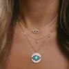 Katie’s Evil Eye Necklace sold by The Sis Kiss