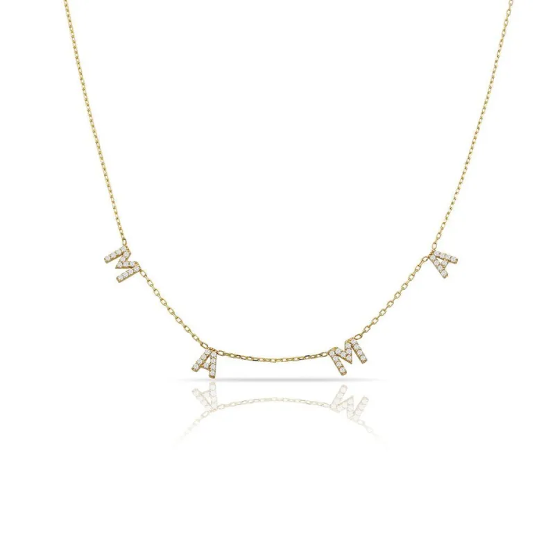 *Mini* MAMA It’s All in a Name® Necklace sold by The Sis Kiss