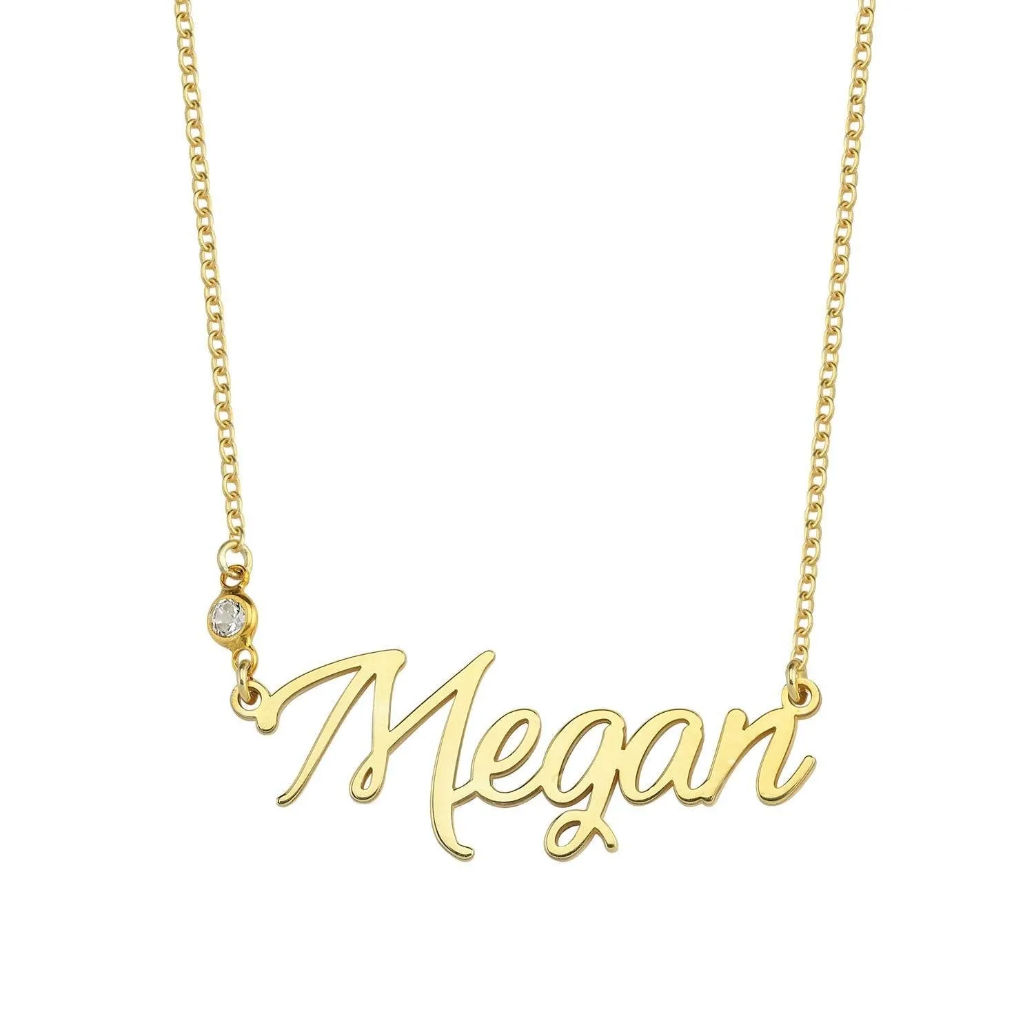 Custom Cursive Nameplate Necklace sold by The Sis Kiss product image thumbnail 2