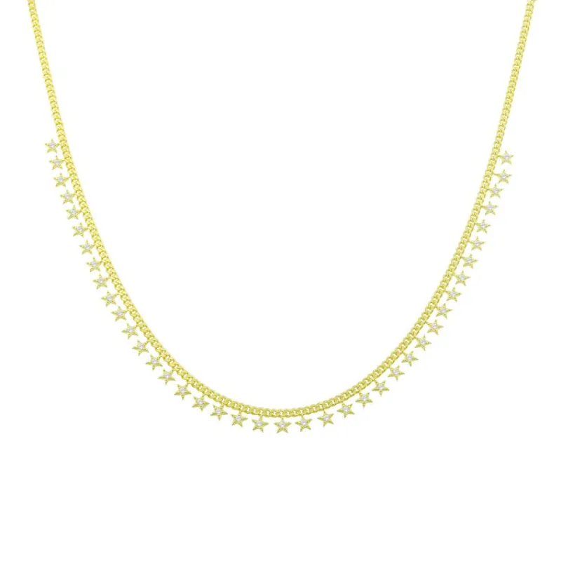 Crystal Star Choker sold by The Sis Kiss