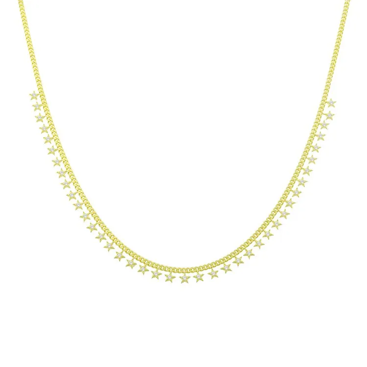 Crystal Star Choker sold by The Sis Kiss