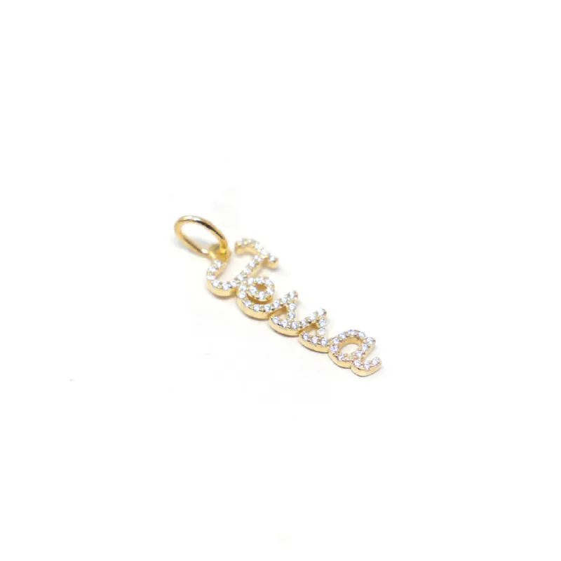 Custom Crystal Script Name Charm sold by The Sis Kiss