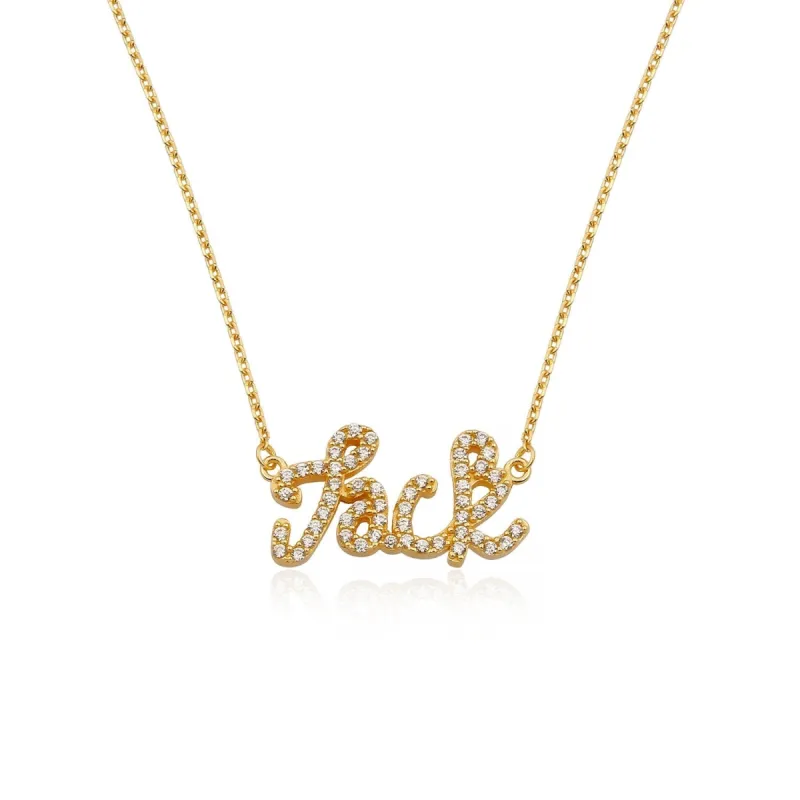 Custom Handwritten Name Necklace sold by The Sis Kiss
