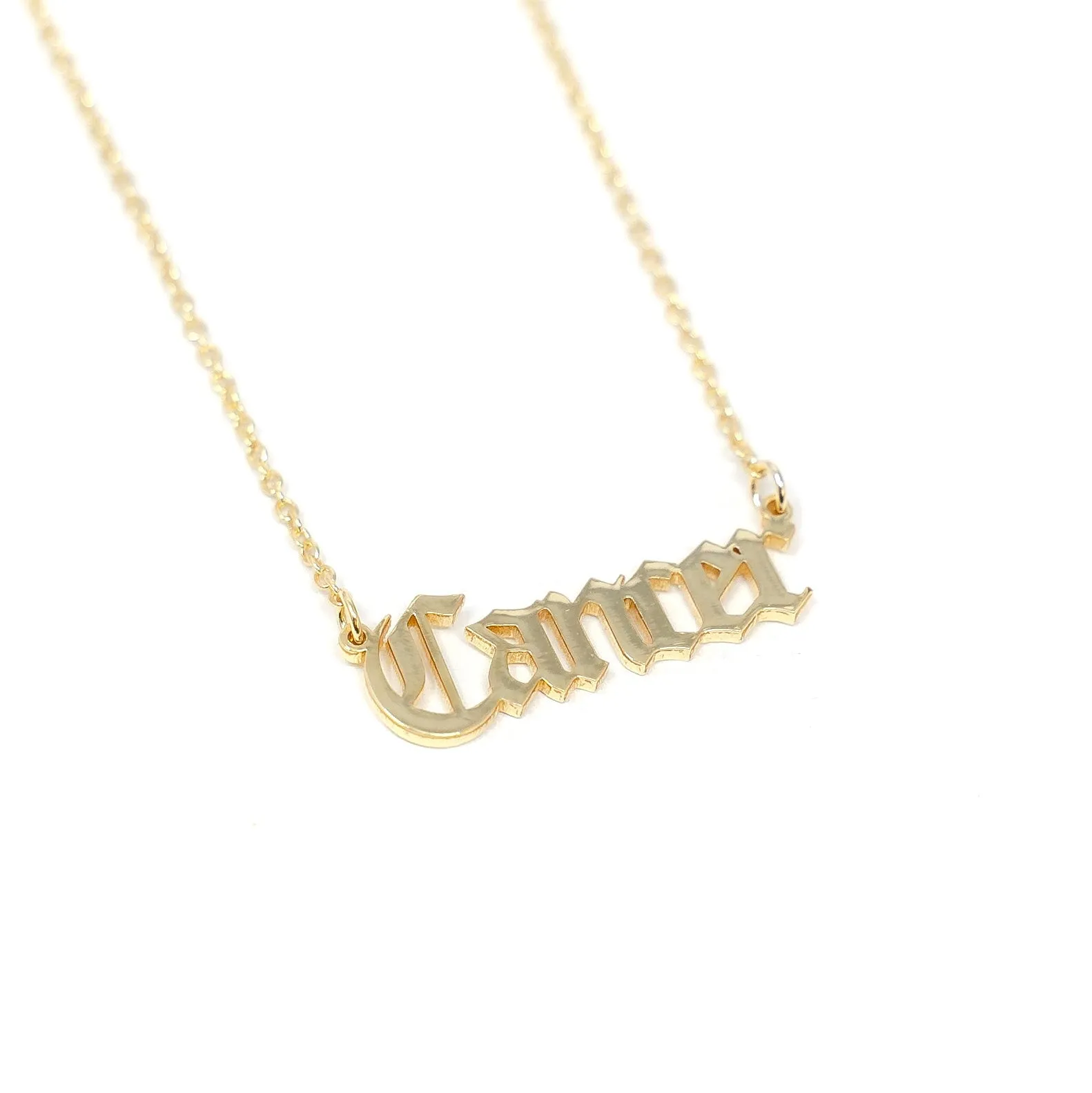 Zodiac Nameplate Necklaces sold by The Sis Kiss product image thumbnail 4