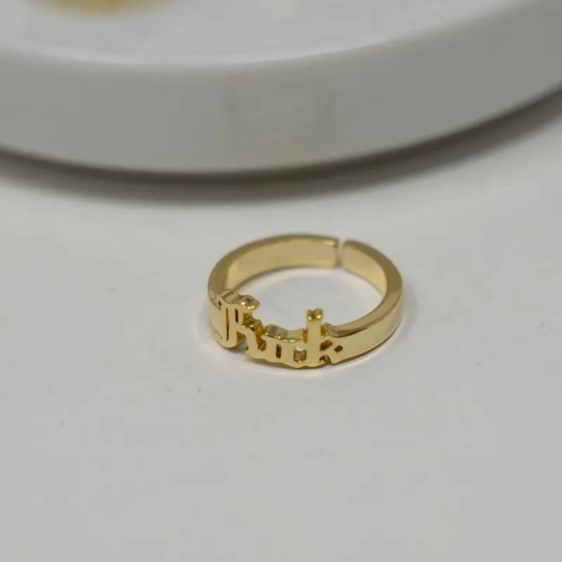Fuck Old English Ring sold by The Sis Kiss