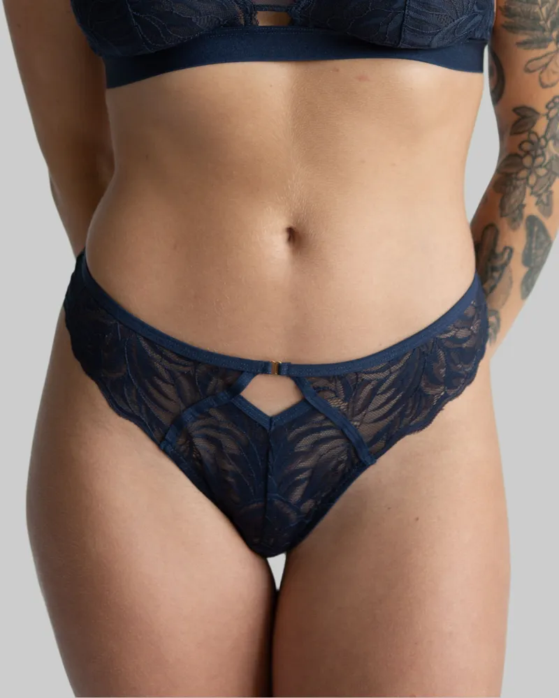 Annette Keyhole Lace Thong sold by Underclub