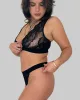 Underclub x Kilo Brava Amelia Wire-Free Lace Plunge Bralette and Thong Set - MEMBER ADD ON sold by Underclub
