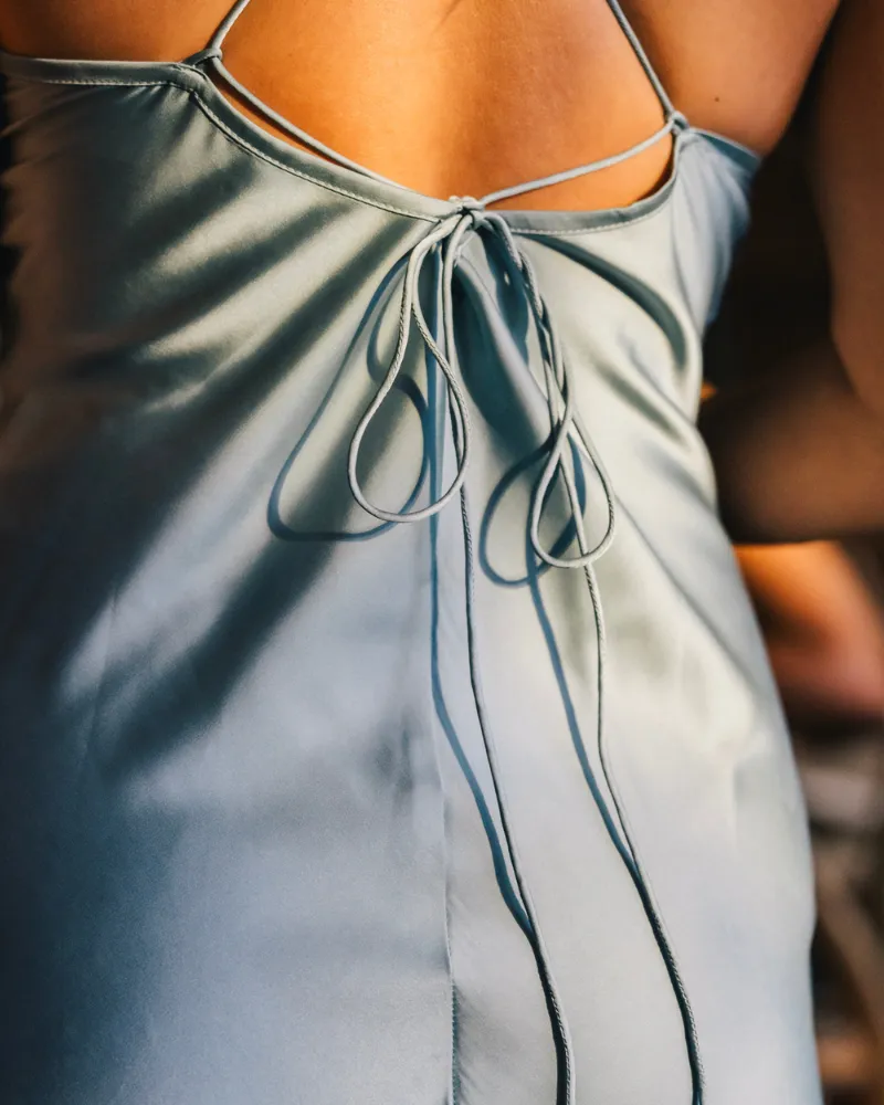 UC x Kilo Brava Slip Dress in Ice Blue - MEMBER ADD ON sold by Underclub product image thumbnail 4