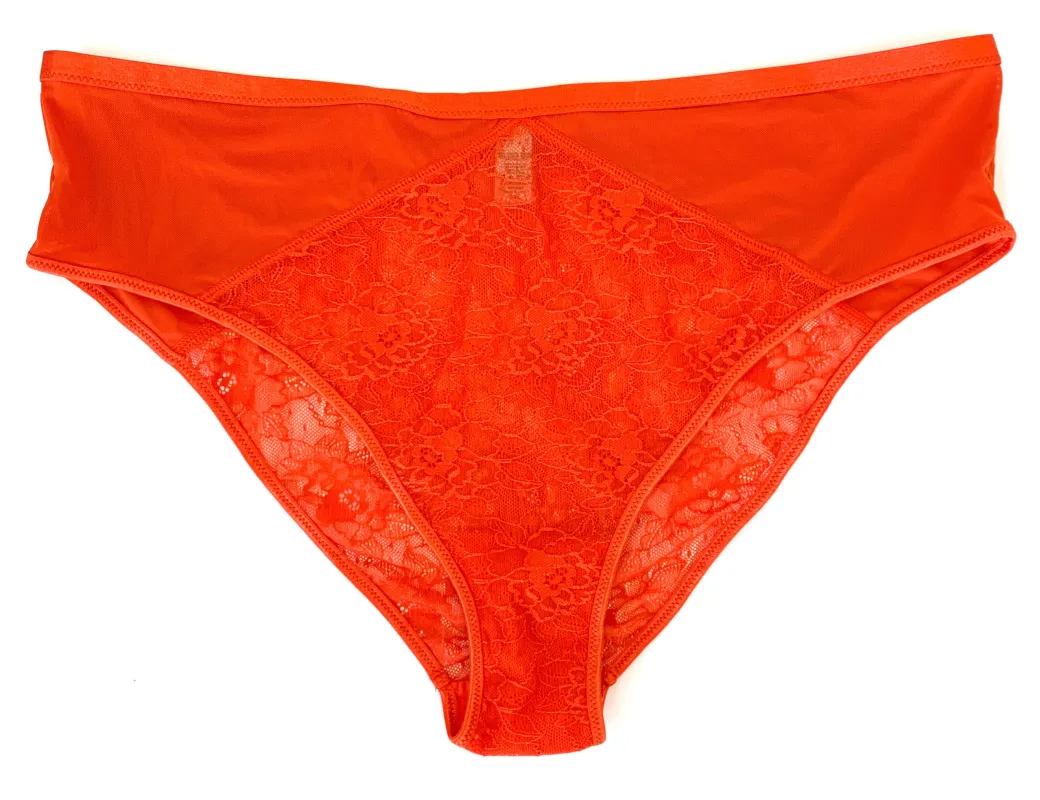 Ruthie Sheer/ Lace High Waist Brief sold by Underclub