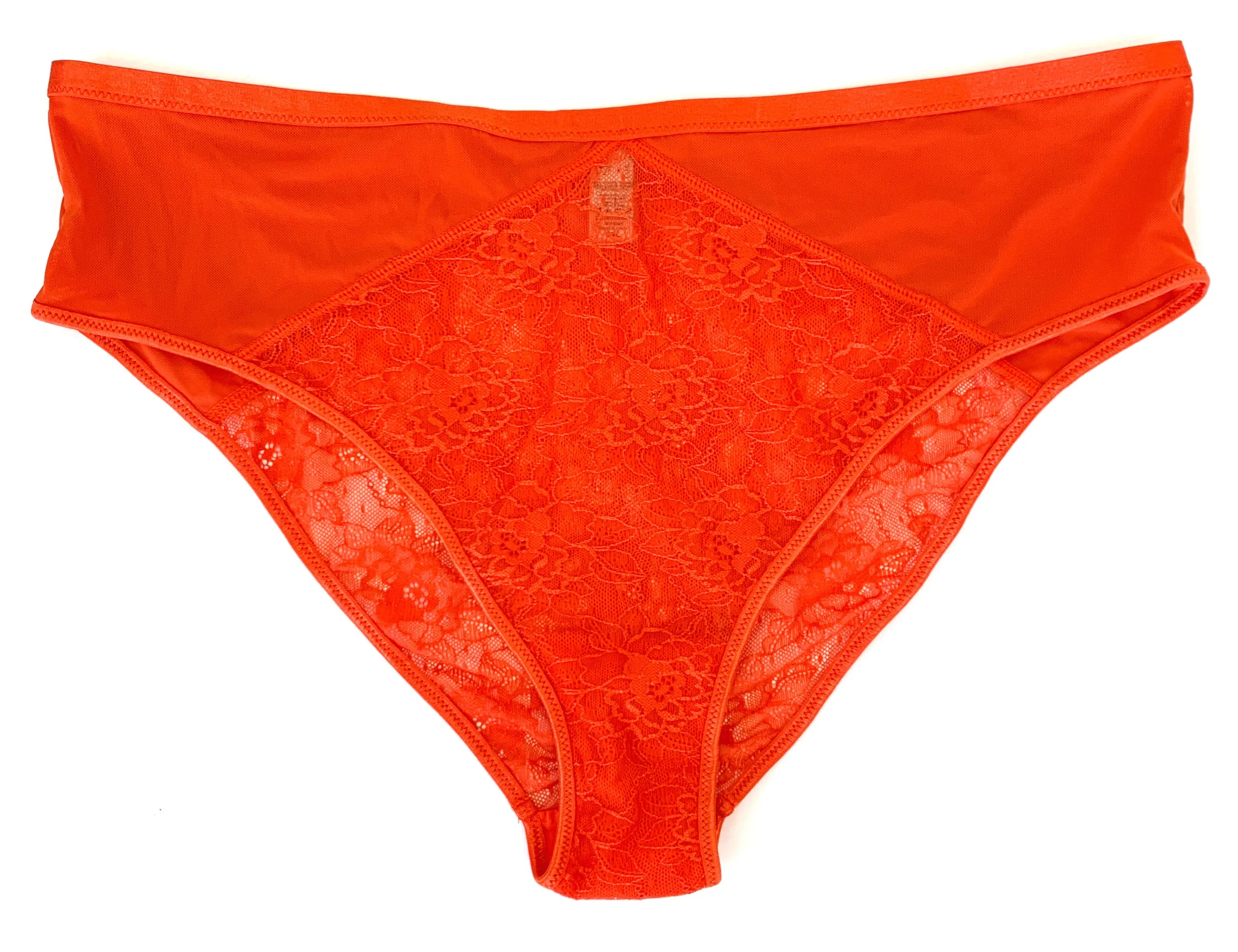Ruthie Sheer/ Lace High Waist Brief sold by Underclub