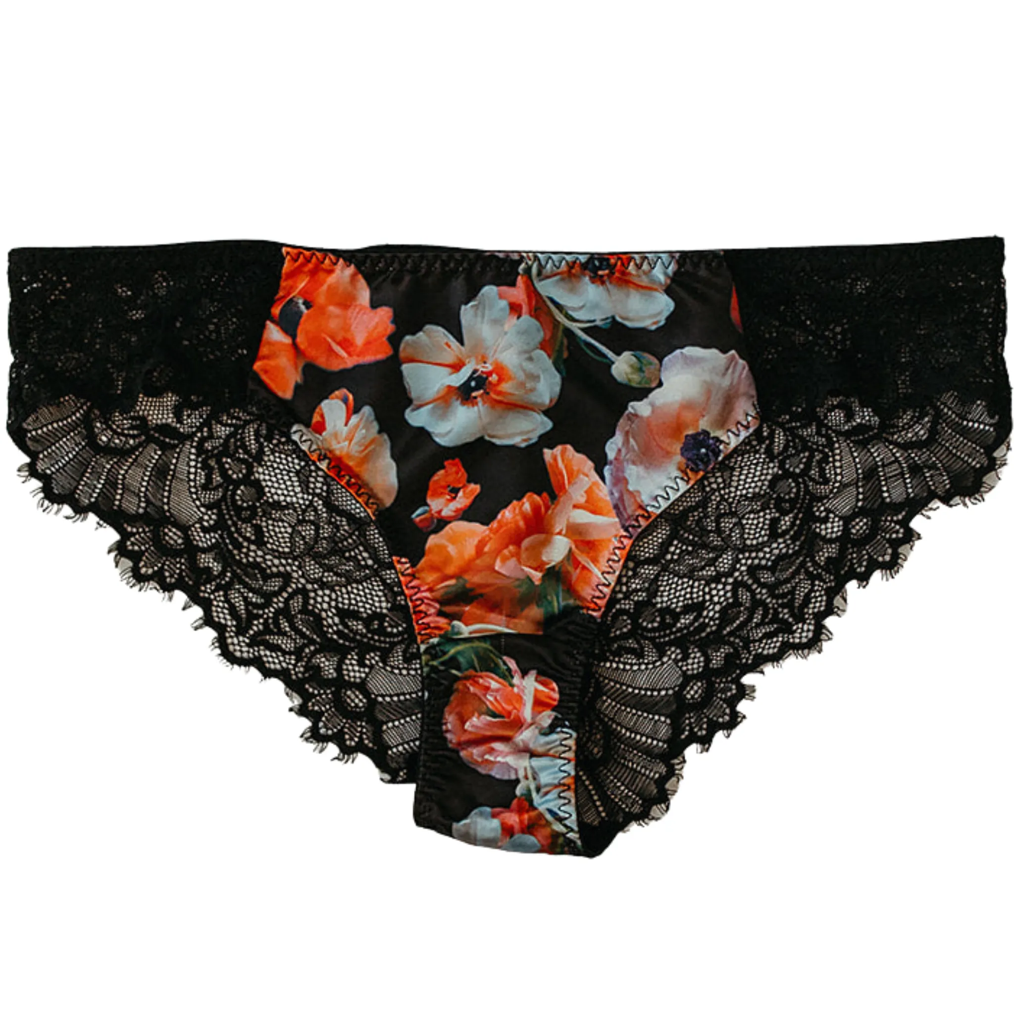 Posey Satin W/ Lace Bikini sold by Underclub