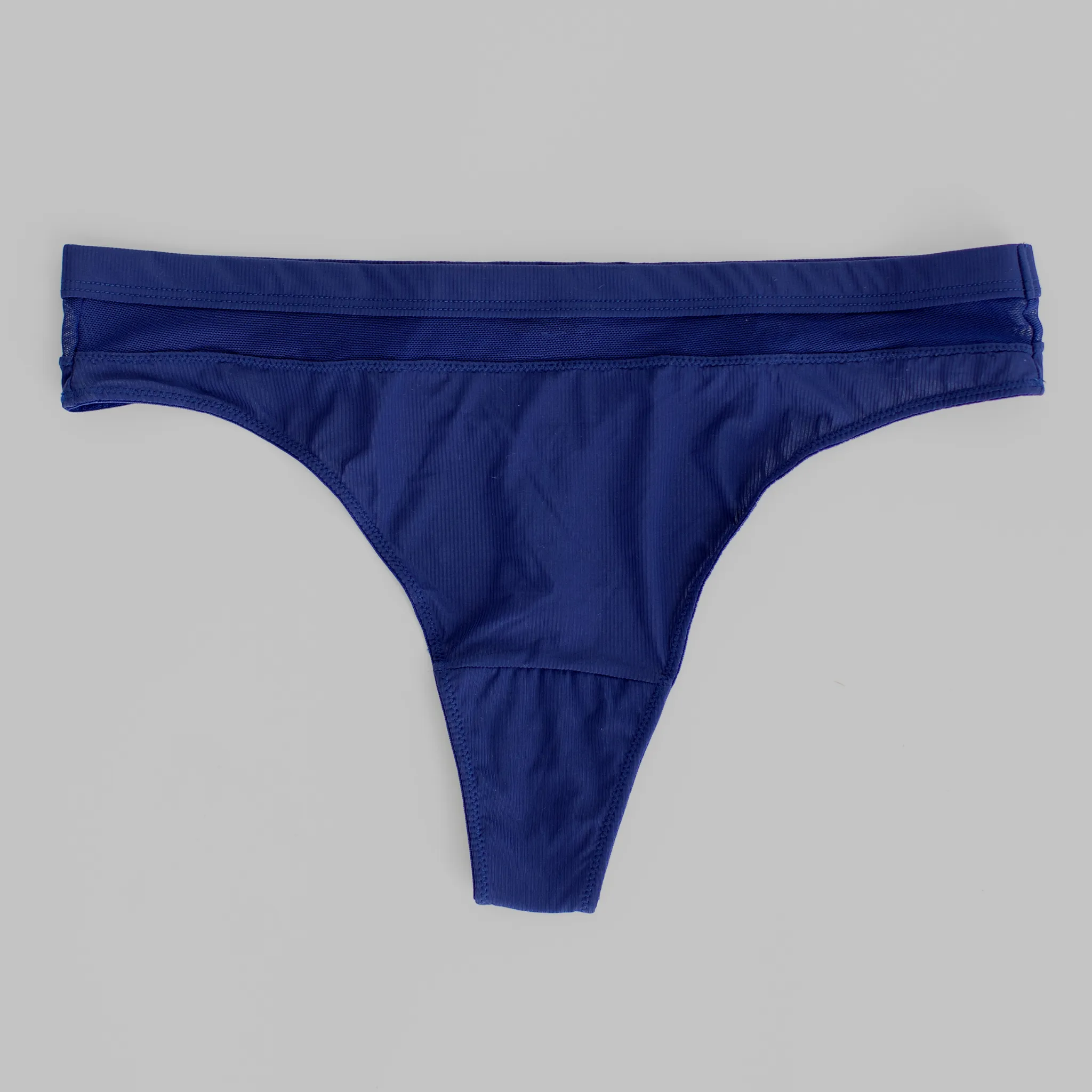 Marley Rib Micro and Mesh Thong sold by Underclub