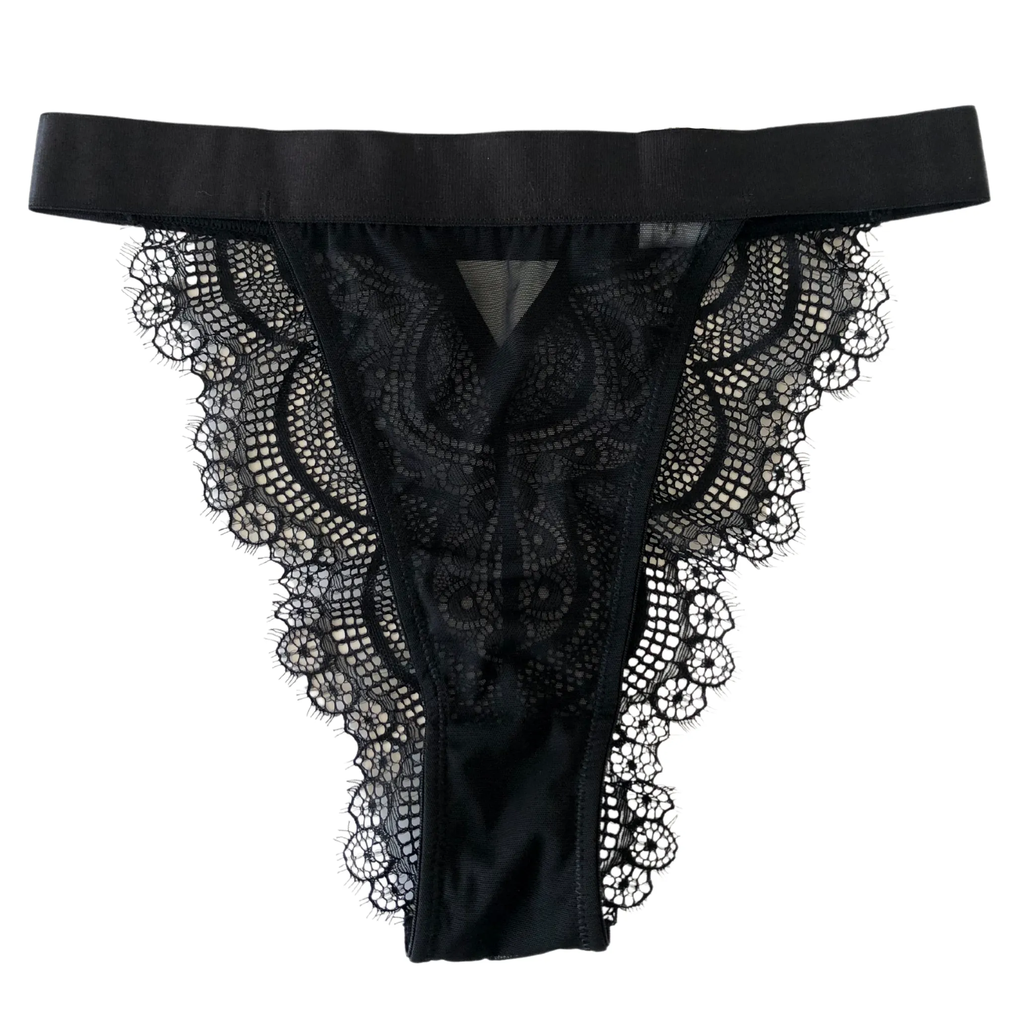 Evie Mesh and Lace Cheeky Brief sold by Underclub product image thumbnail 2