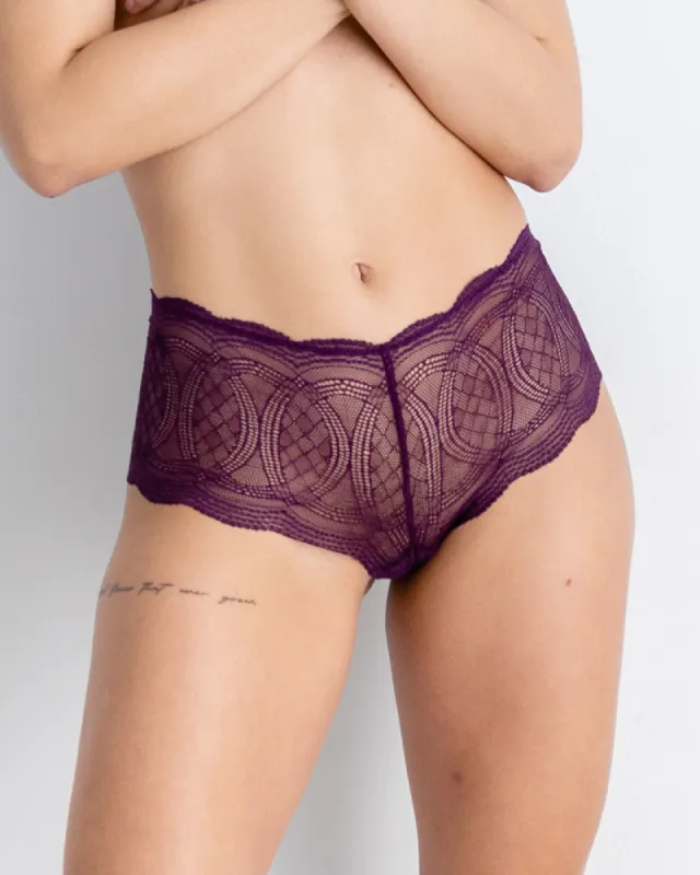 Viola High Waist Lace Cheeky sold by Underclub