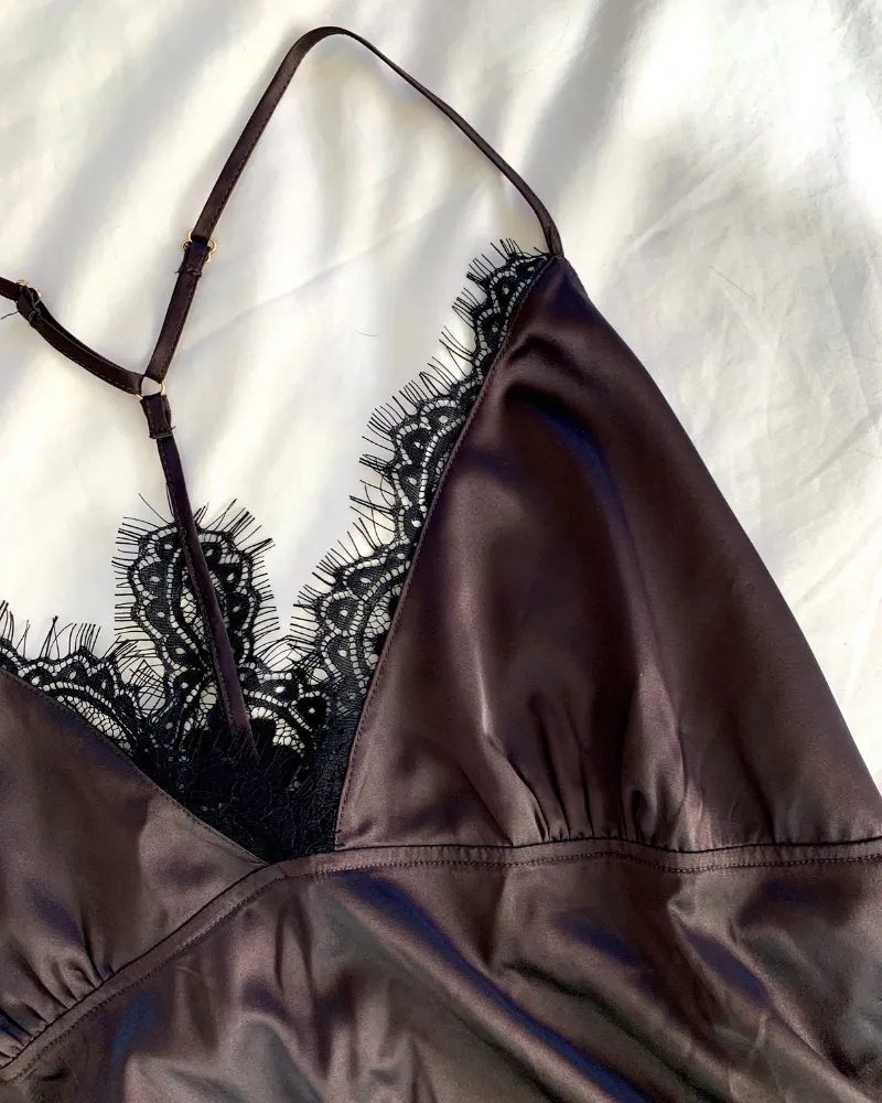Plus Size Underclub x Playful Promises Eve Satin Cami & Short Sleep Set sold by Underclub product image thumbnail 2