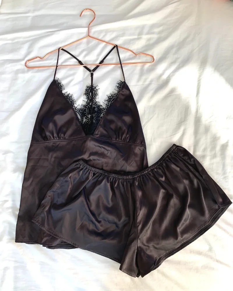 Plus Size Underclub x Playful Promises Eve Satin Cami & Short Sleep Set sold by Underclub product image thumbnail 3