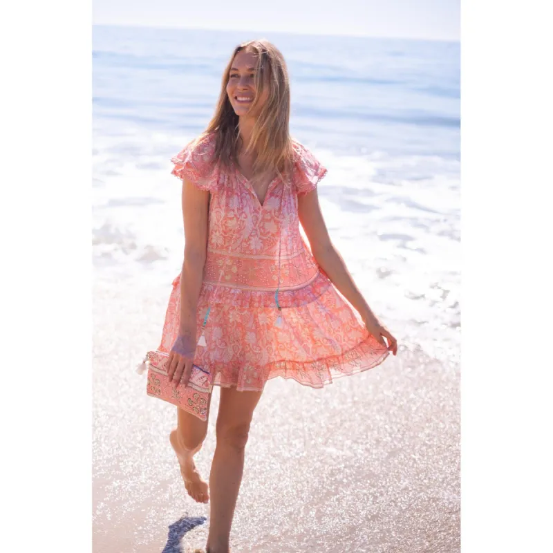 Peach Sadie Mini Dress sold by Alicia Bell