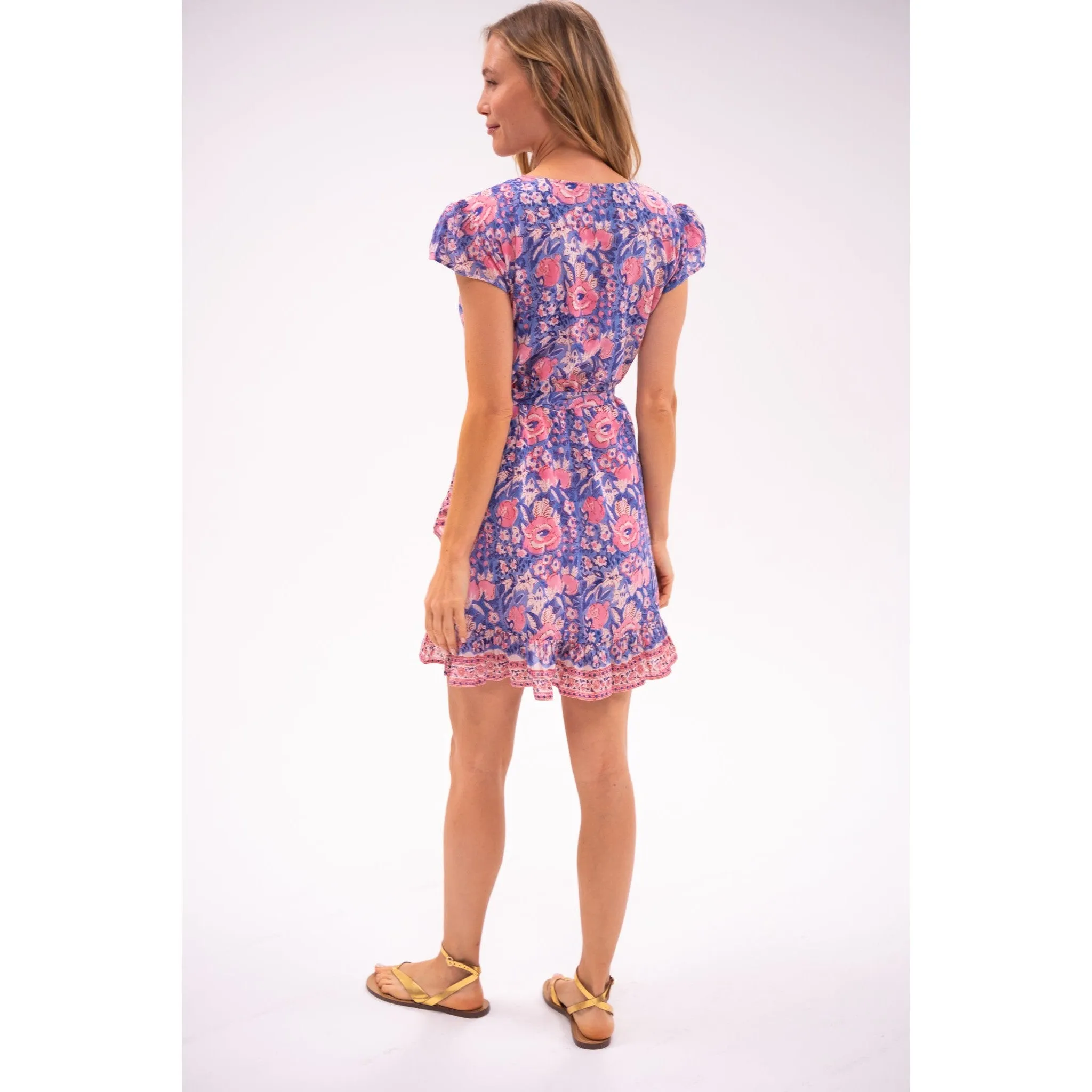 Cindy Mini Wrap Dress sold by Alicia Bell product image thumbnail 5