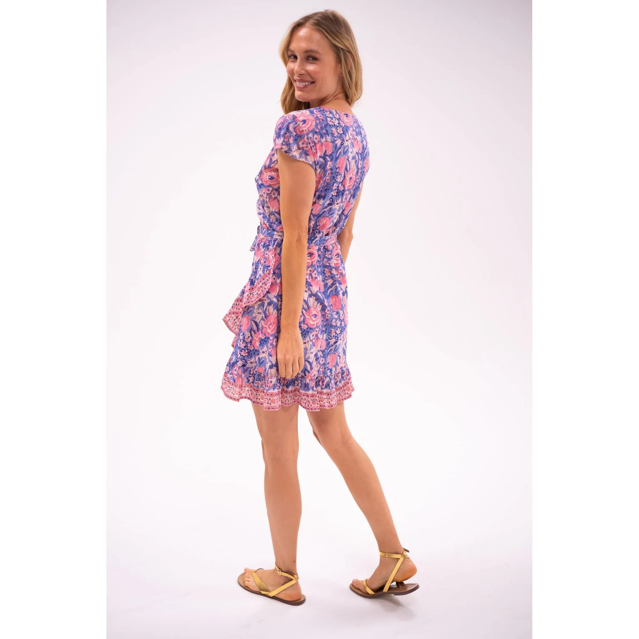 Cindy Mini Wrap Dress sold by Alicia Bell product image thumbnail 3