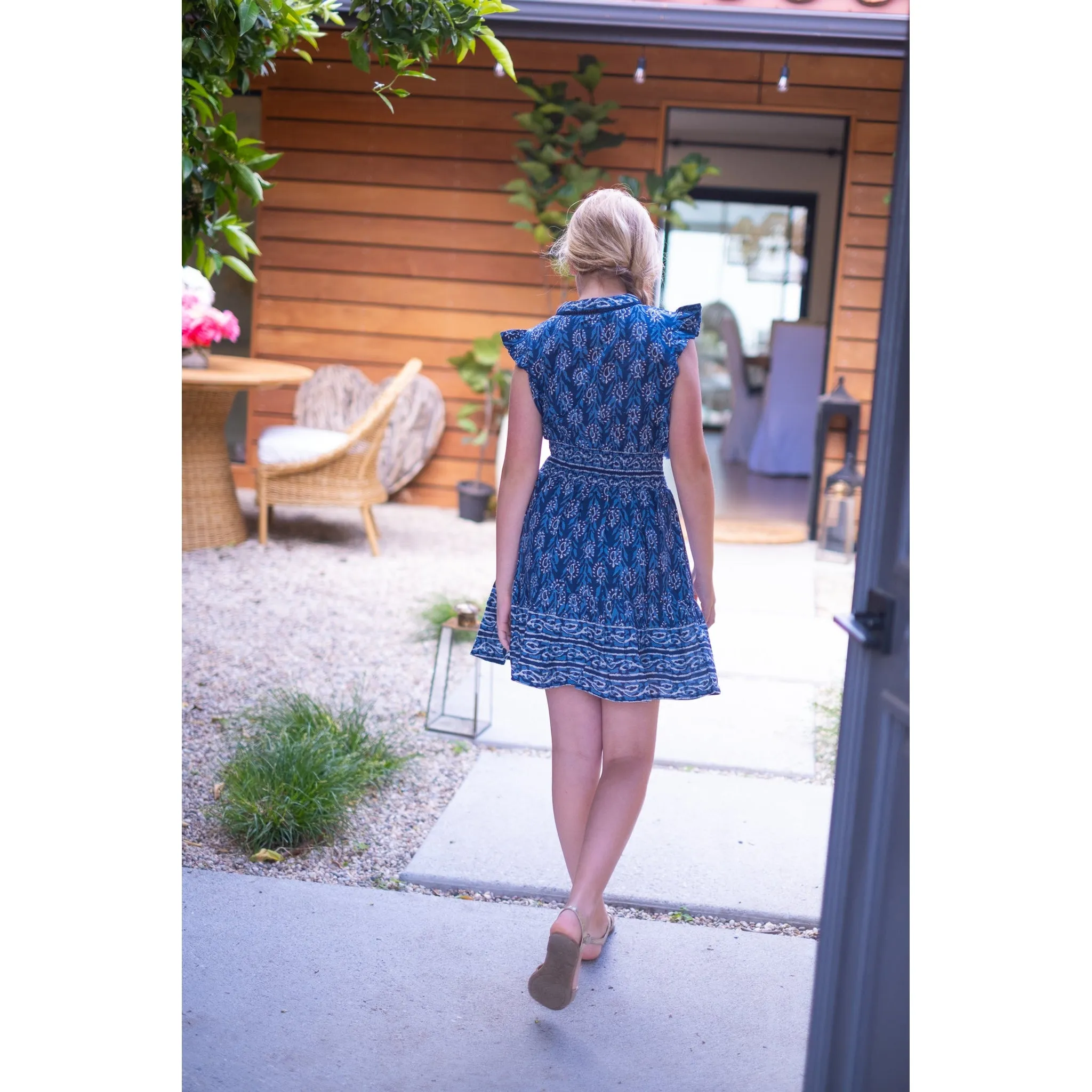 Indigo Annabelle Mini Dress sold by Alicia Bell product image thumbnail 3