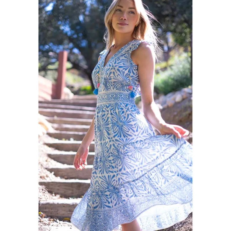 Annabelle Midi Dress- Cotton sold by Alicia Bell