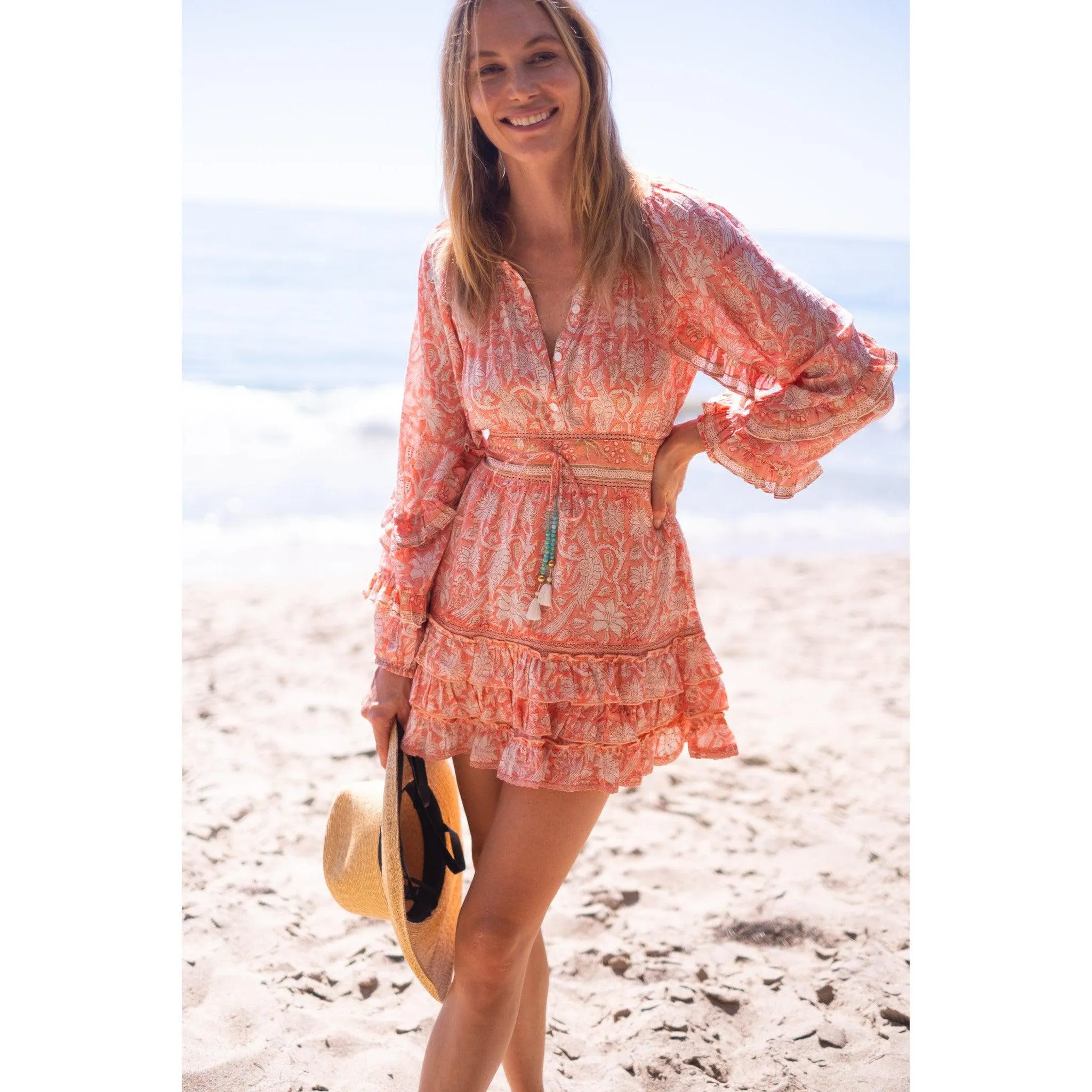 Peach Camilla Mini Dress sold by Alicia Bell