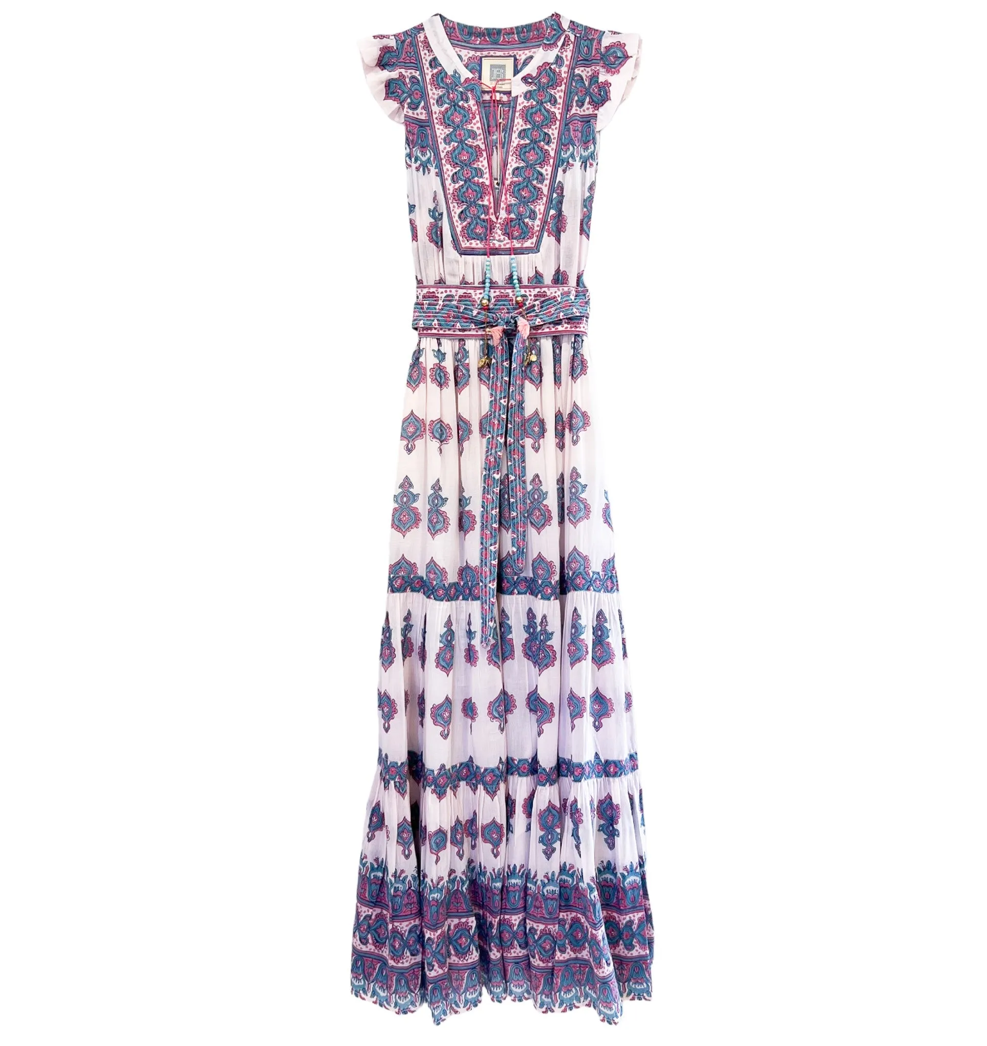 Lola Maxi Dress w Belt sold by Alicia Bell product image thumbnail 2