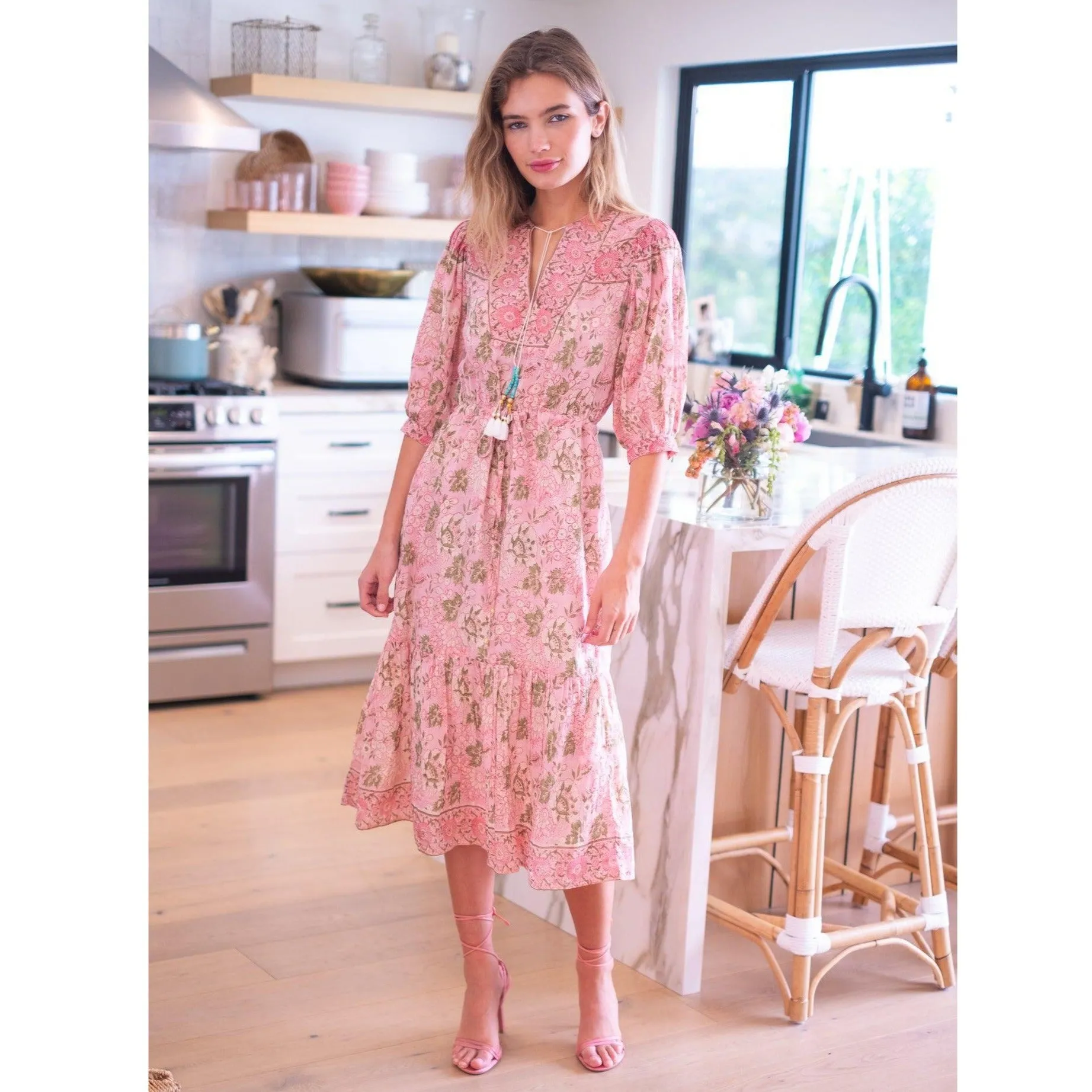 Carin Midi Dress sold by Alicia Bell