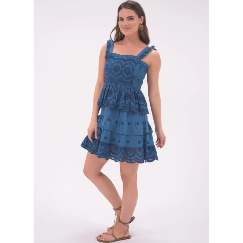 Turquoise Sia Mini Dress sold by Alicia Bell