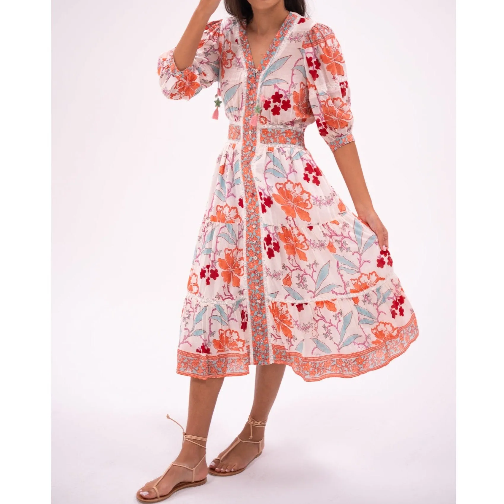 Ann Midi Dress sold by Alicia Bell product image thumbnail 5