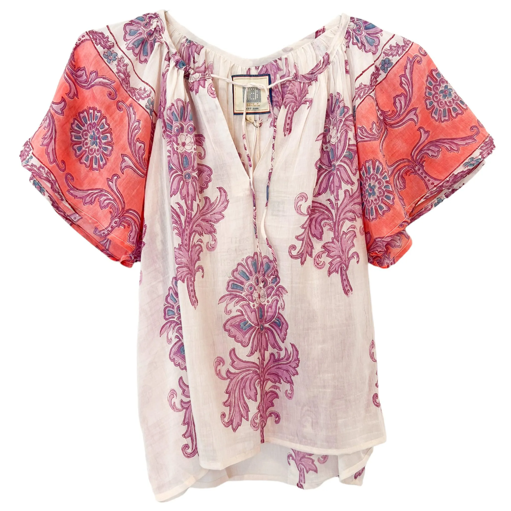 Flower Pjs Rita Top and Piped Shorts sold by Alicia Bell product image thumbnail 2