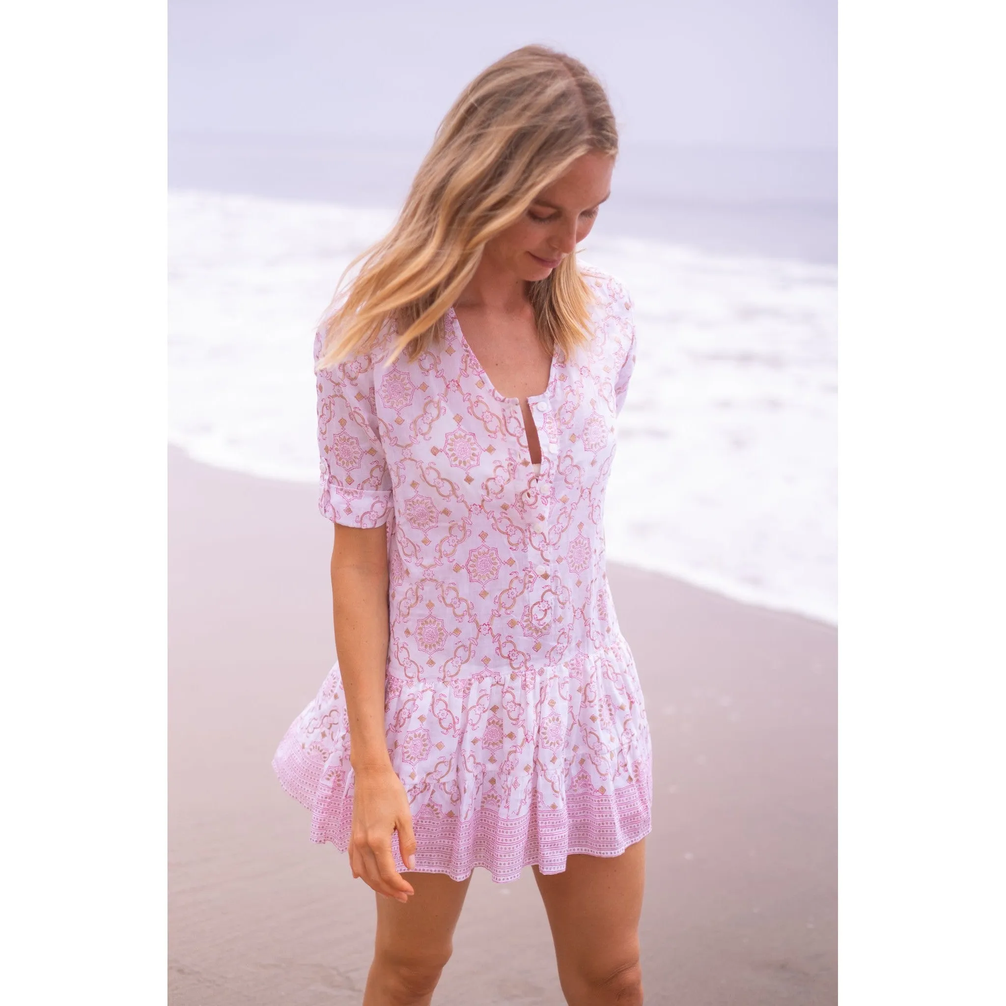 Popover Flounce Dress sold by Alicia Bell product image thumbnail 2