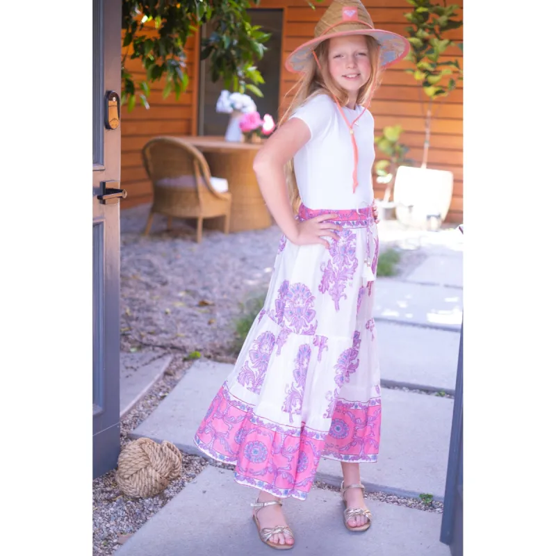 Flower Pia Maxi Skirt sold by Alicia Bell