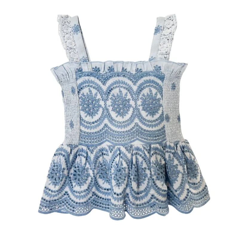 Siena Top- Eyelet sold by Alicia Bell