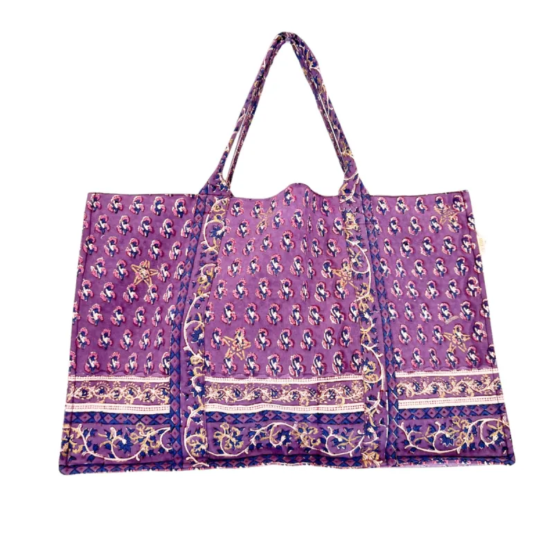 Purple Large Canvas Tote sold by Alicia Bell