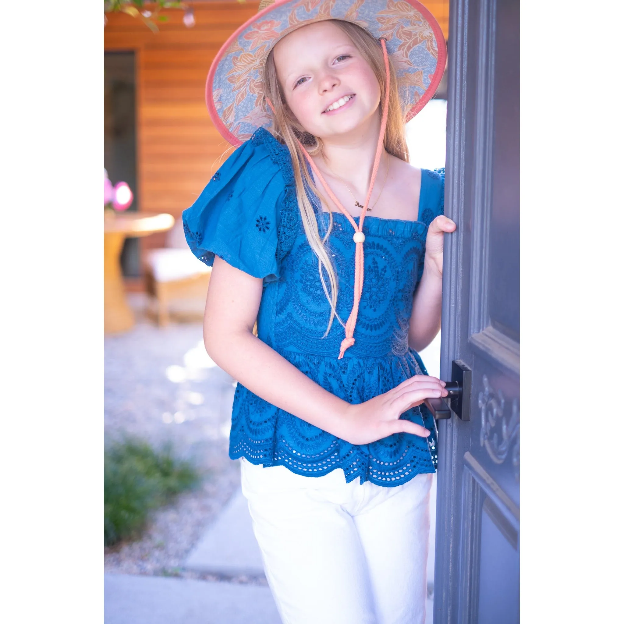 Turquoise Scarlett Top sold by Alicia Bell product image thumbnail 3