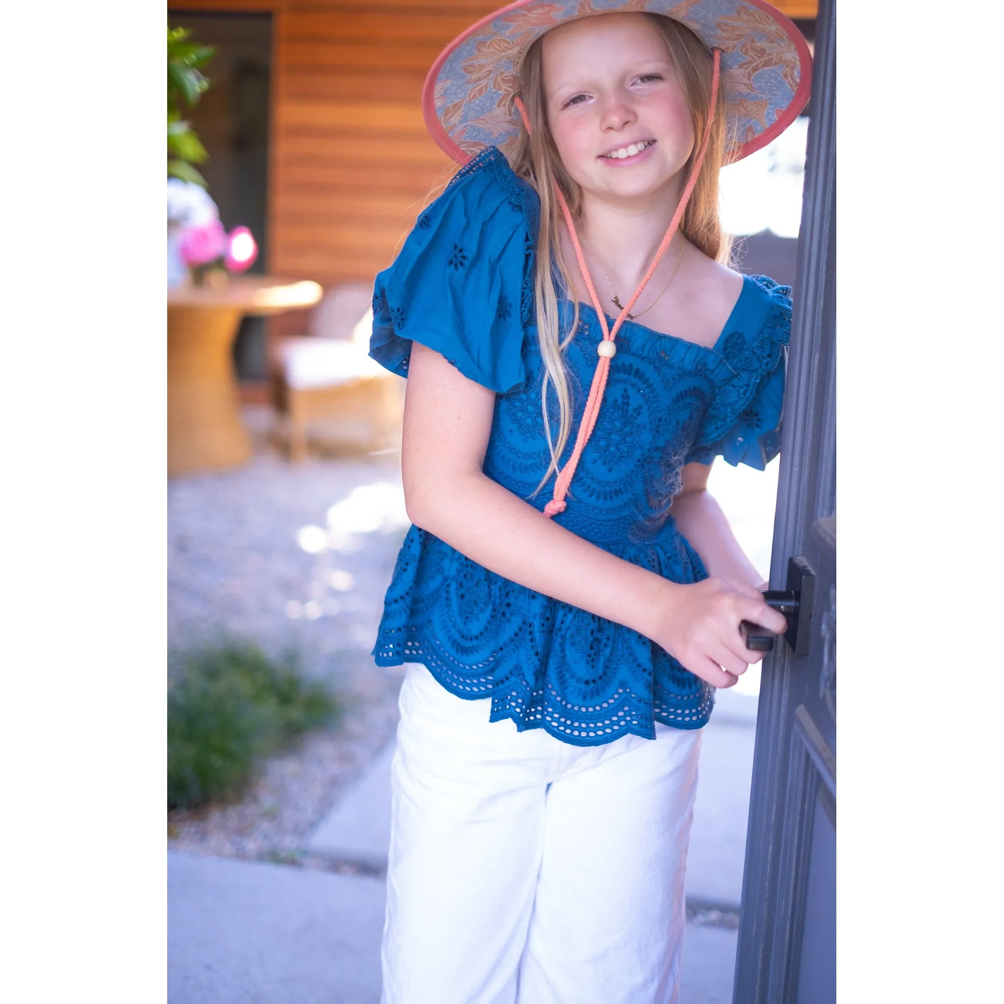 Turquoise Scarlett Top sold by Alicia Bell product image thumbnail 2