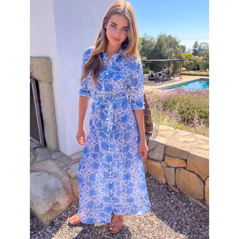 Oversized Maxi Shirt Dress- Cotton sold by Alicia Bell