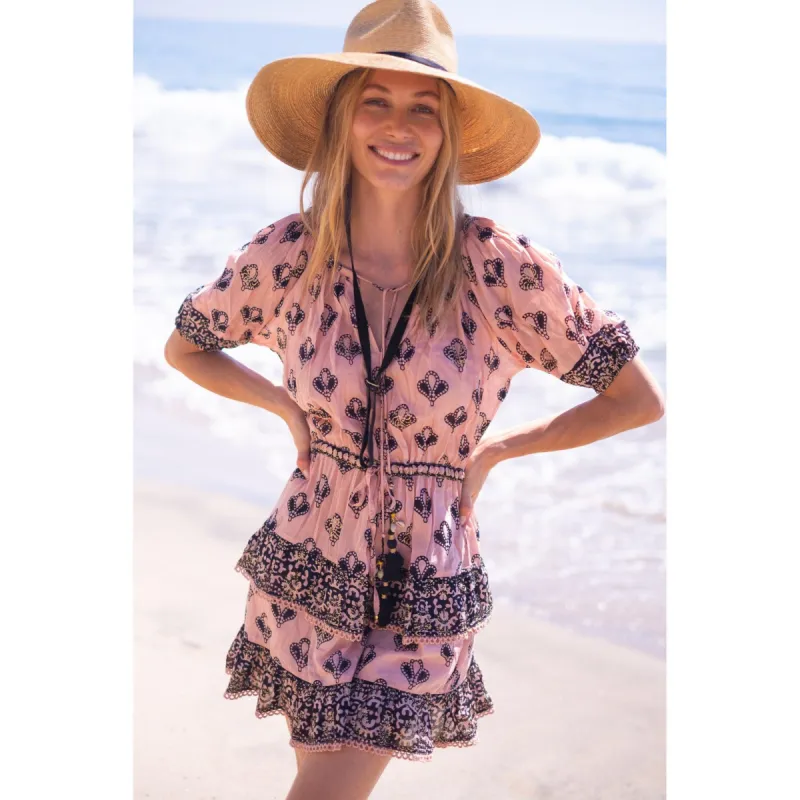 Peach/Black Roxy Mini Dress sold by Alicia Bell